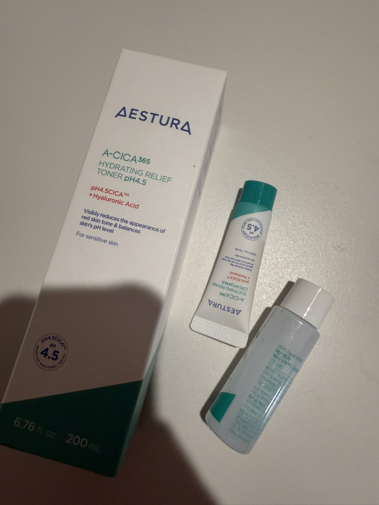 Real user review photo of A-CICA365 CALMING HYDRO TONER