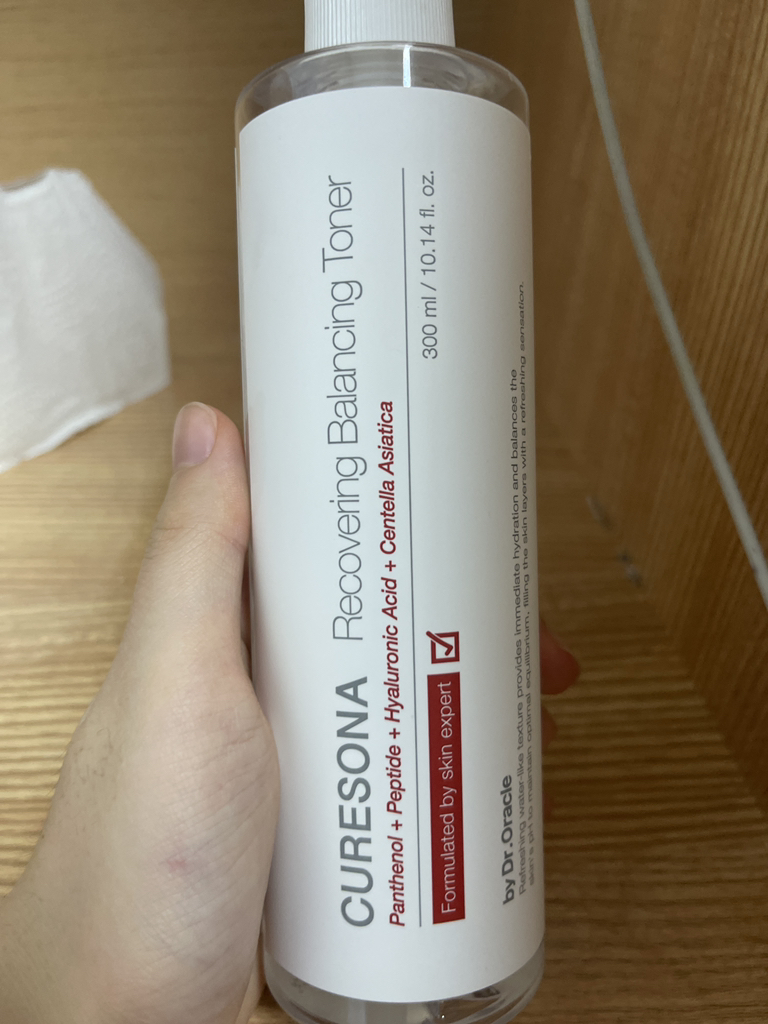 恢复平衡爽肤水的真实用户使用照片