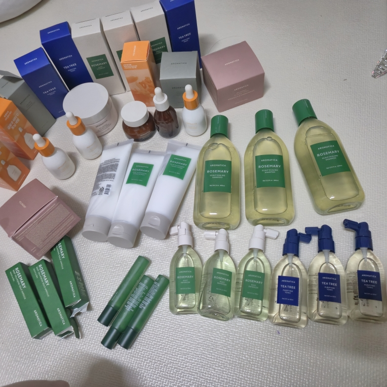 迷迭香头皮去角质洗发水的真实用户使用照片