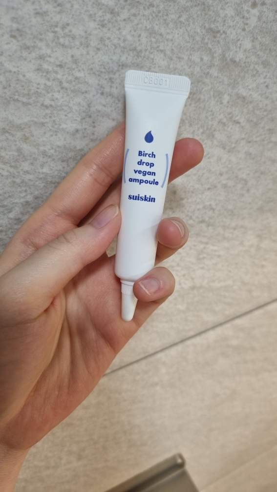 白桦树汁安瓿的真实用户使用照片