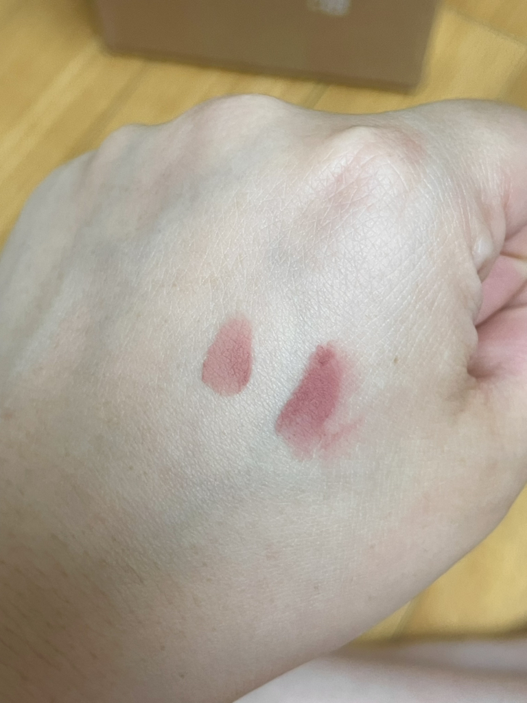 Real user review photo of NUDIE BLUR TINT [02 CHARMING PINK]
