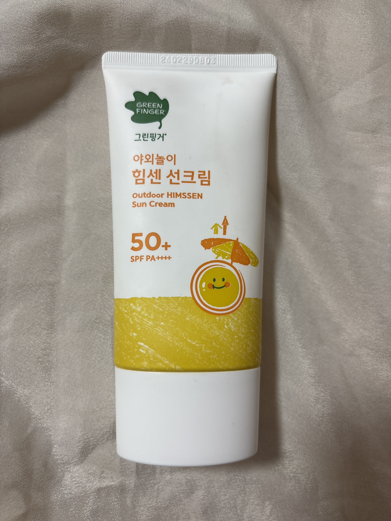 그린핑거 (GREENFINGER) 야외놀이 힘센 선크림 [SPF50+/PA++++] review image