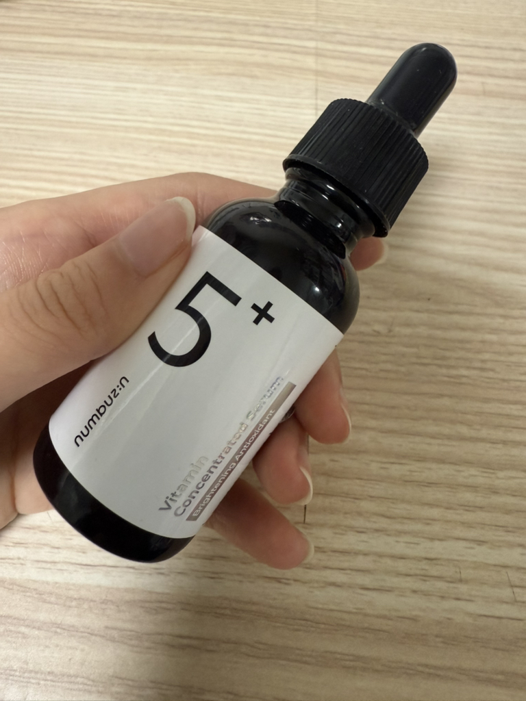 Real user review photo of 5+ Vitamin Concentrated Serum