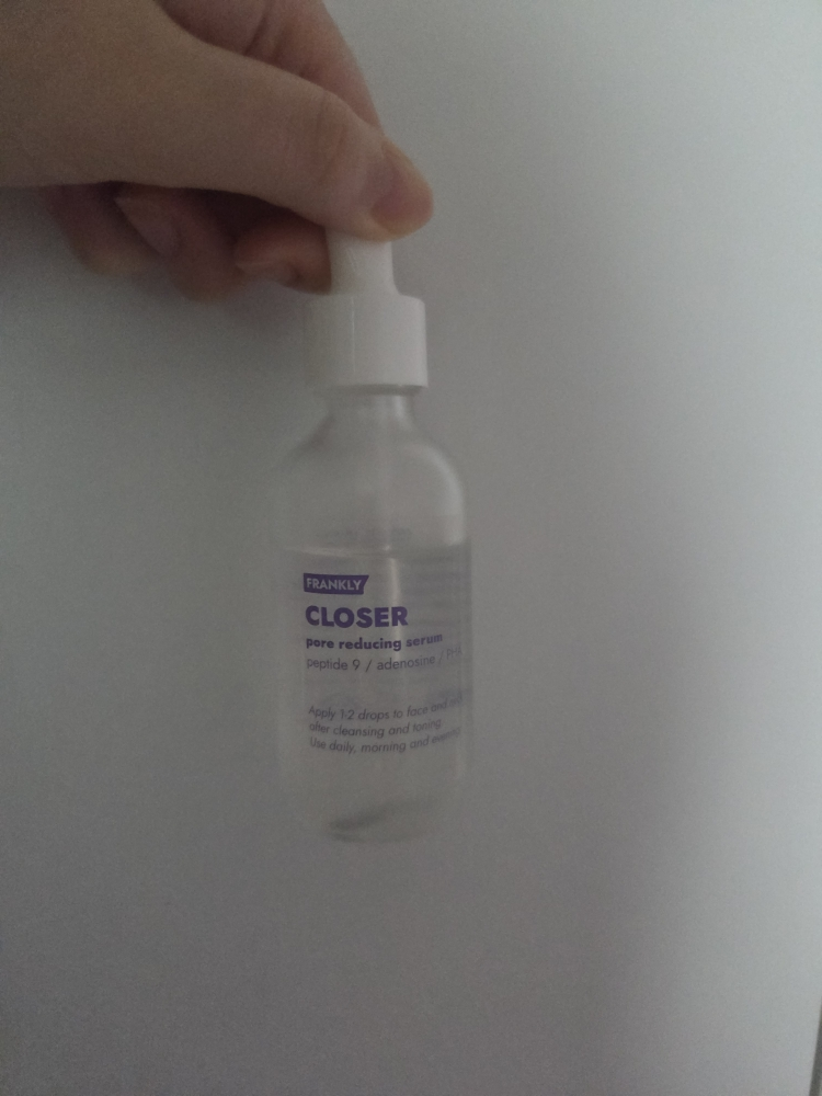 Real user review photo of CLOSER pore reducing serum