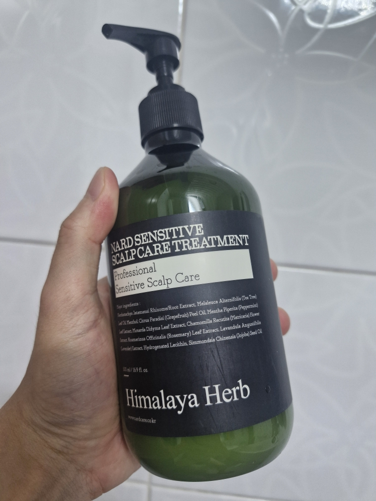 敏感头皮护理疗程的真实用户使用照片
