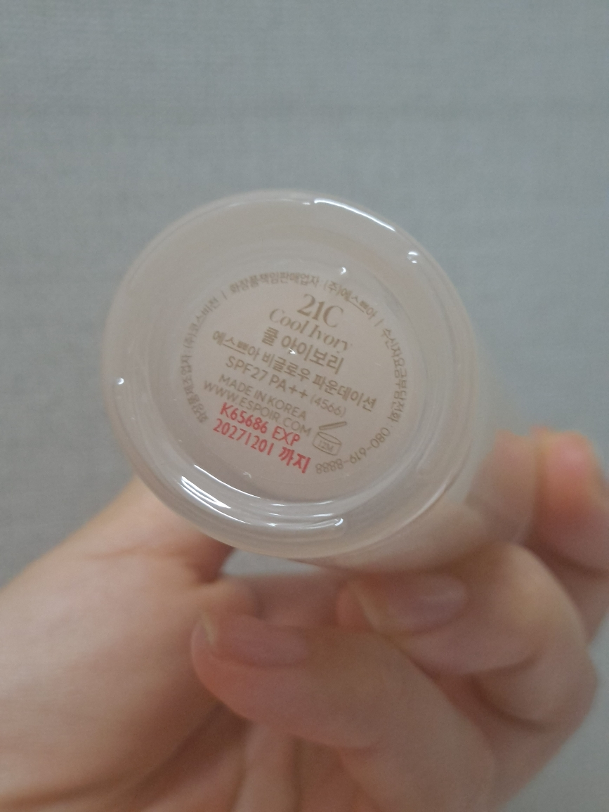espoir 碧格洛基础粉底液 [SPF27+/PA++] [清凉象牙色] common.review image