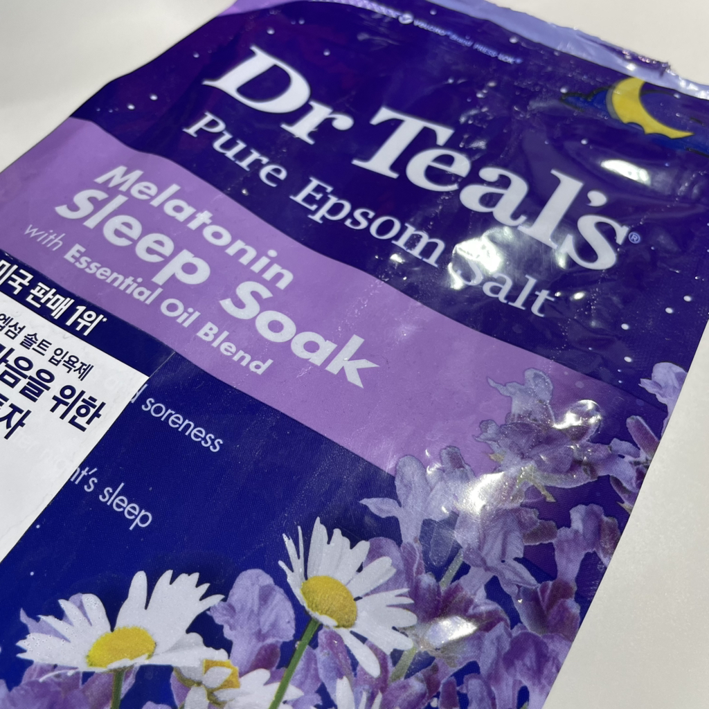 닥터틸즈 (DrTeal's) 퓨어 엡섬 솔트 소킹 솔루션 멜라토닌 review image