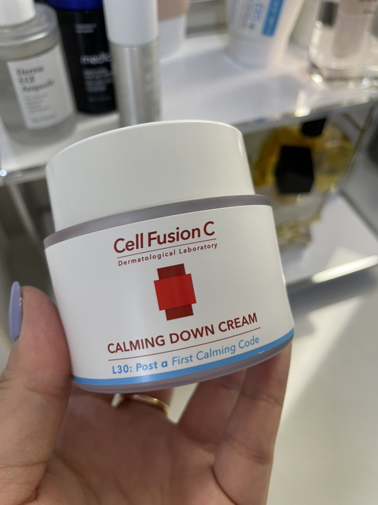 Real user review photo of Calming Down Cream