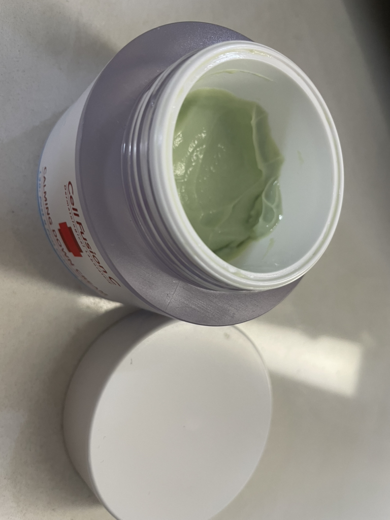Real user review photo of Calming Down Cream