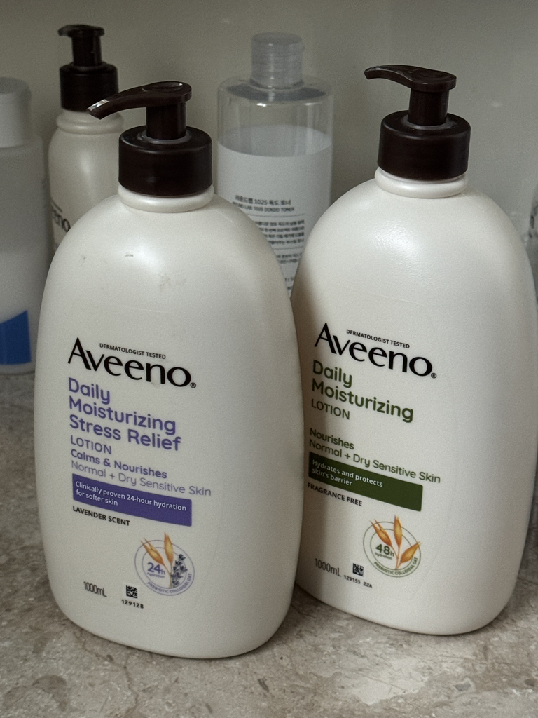 舒缓压力身体乳的真实用户使用照片