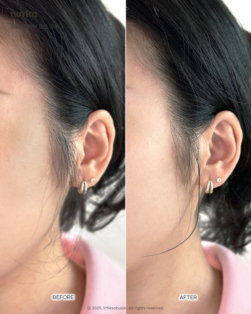 Real user review photo of Hype Fit Hair Mascara