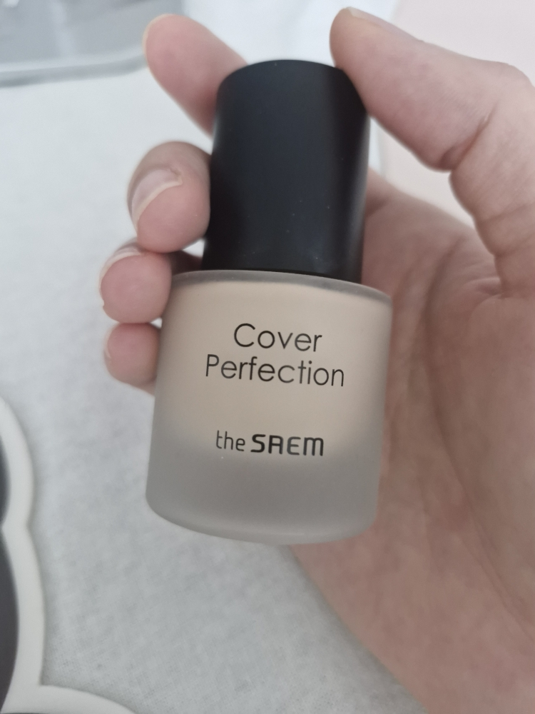 더샘 (theSAEM) 커버 퍼펙션 컨실러 파운데이션 [SPF40/PA++] [1.5 내추럴베이지] review image