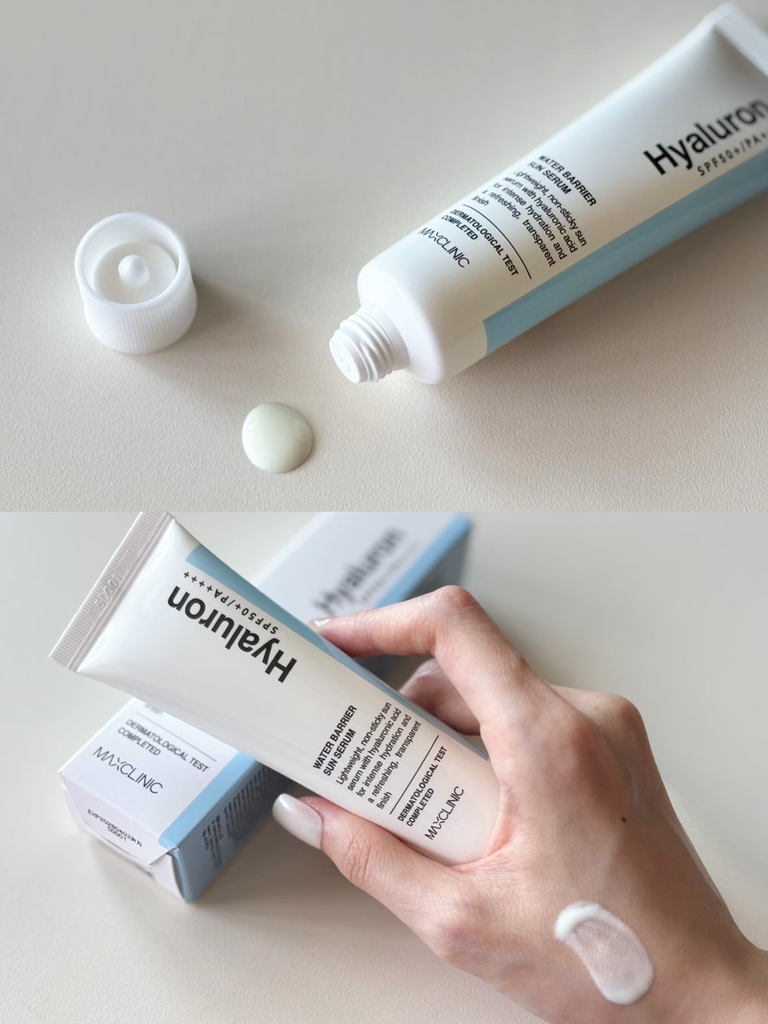 맥스클리닉 (MAXCLINIC) 히알루론 워터 베리어 선 세럼 [SPF50+/PA++++] review image