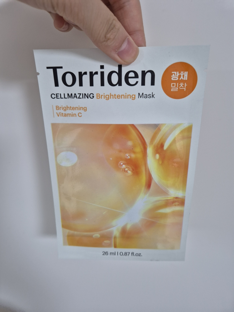 토리든 (Torriden) 셀메이징 비타C 브라이트닝 마스크 review image
