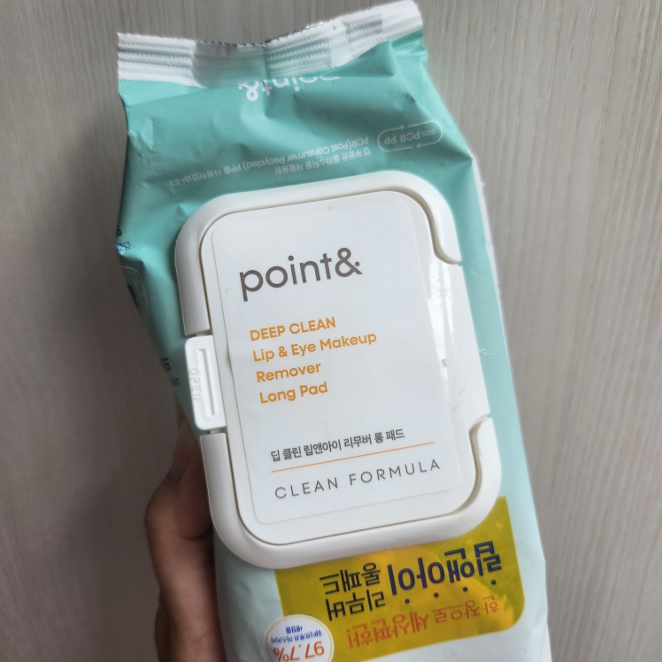 포인트앤 (point&) 딥 클린 립앤아이 리무버 롱패드 review image