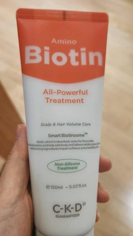 CKDGUARANTEED (씨케이디개런티드) 아미노 비오틴 올파워풀 트리트먼트 review image