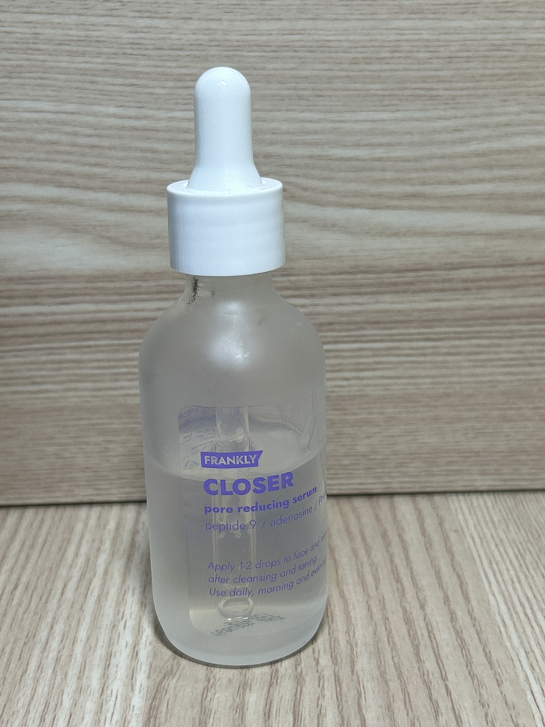 Real user review photo of CLOSER pore reducing serum