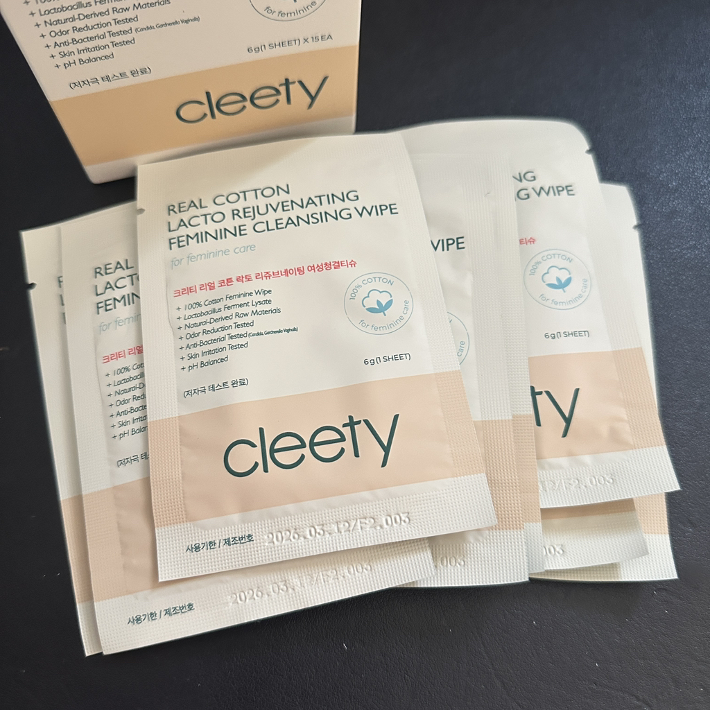 cleety Real Cotton Lacto Rejuvenating Feminine Cleanliness Tissue [Unscented] review image