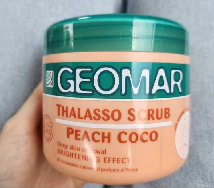 GEOMAR 身体磨砂膏 [桃子椰子] common.review image
