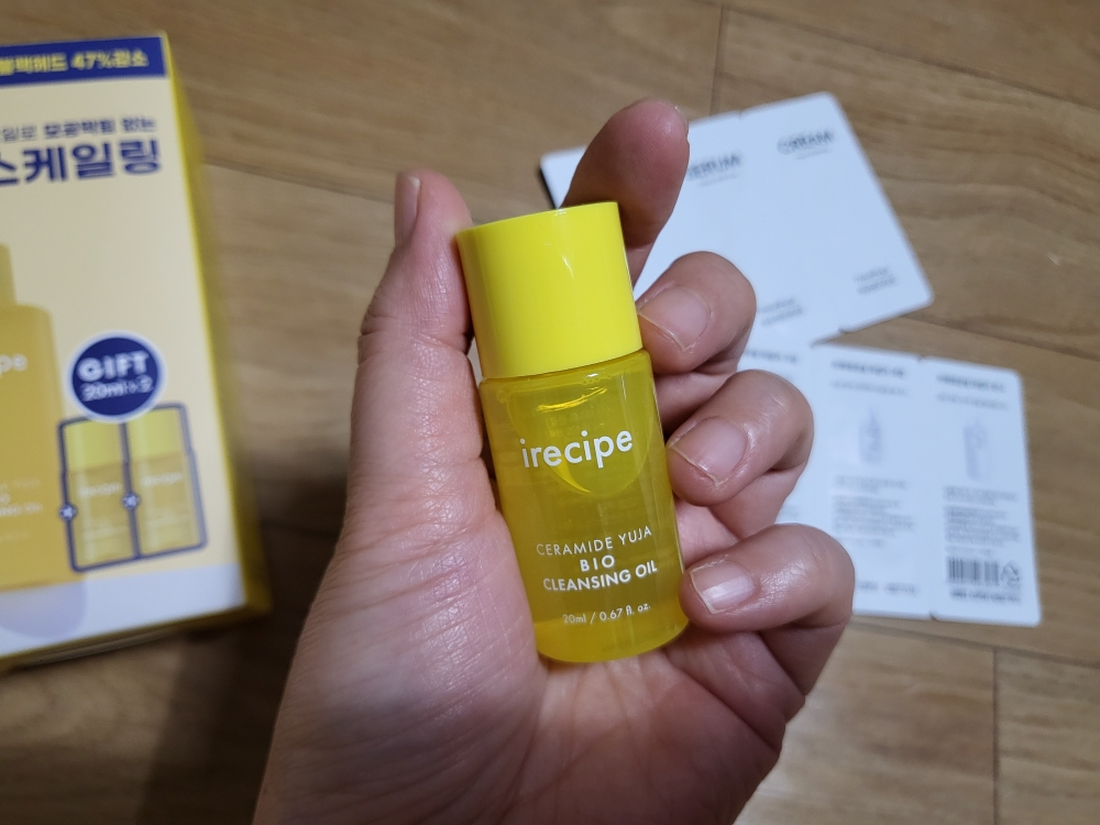 Real user review photo of CERAMIDE YUJA BIO CLEANSING OIL