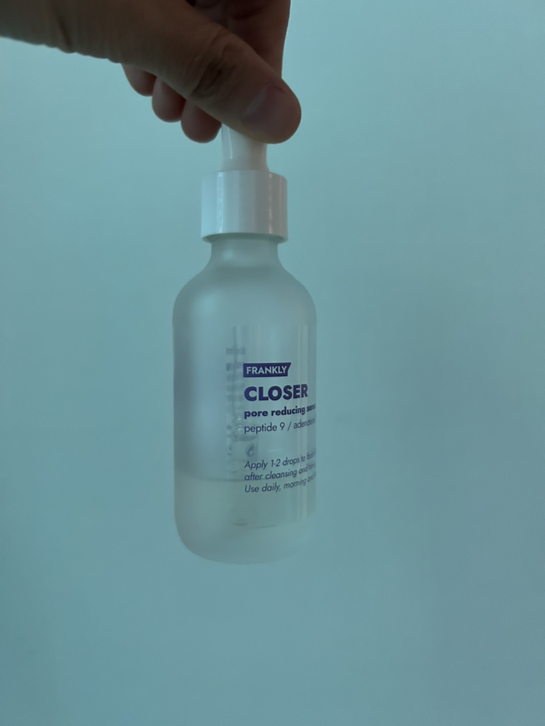 Real user review photo of CLOSER pore reducing serum