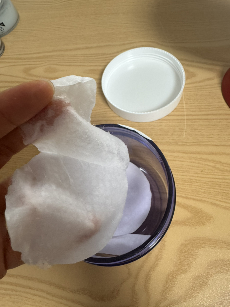 紫色洋葱淡印精华棉片的真实用户使用照片