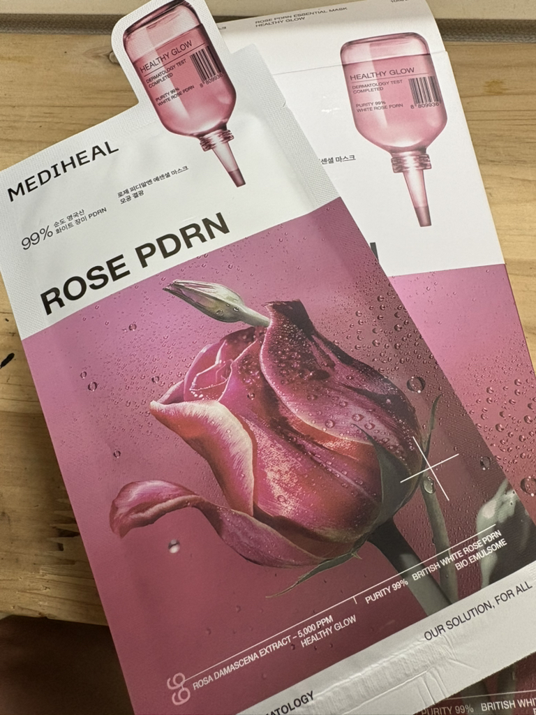 Real user review photo of Essential Mask [Rose PDRN Healthy Glow]