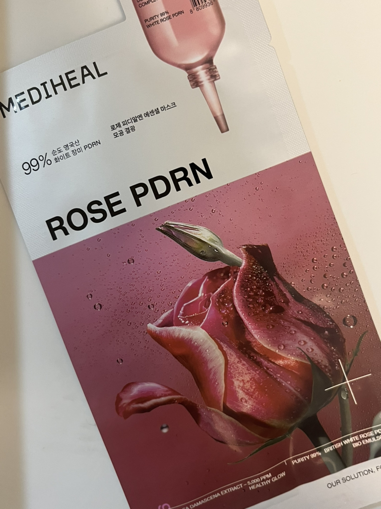 Real user review photo of Essential Mask [Rose PDRN Healthy Glow]