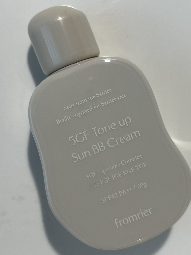 프롬리에 (fromrier) 5GF 톤업 선비비 크림 [SPF42/PA++] [01 아이보리] review image