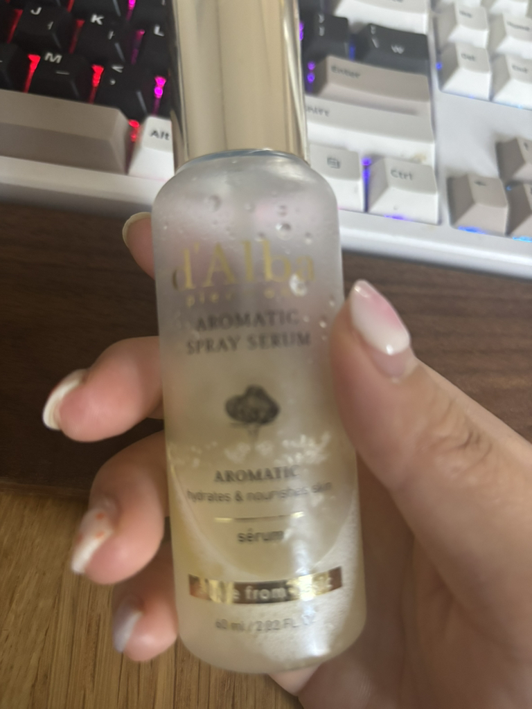白松露芳香喷雾精华的真实用户使用照片