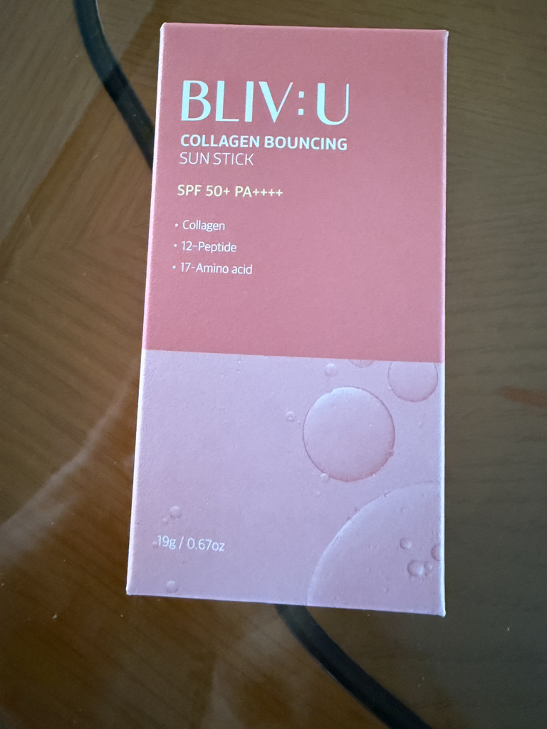 블리브유 (BLIV:U) 콜라겐 바운싱 선스틱 [SPF50+/PA++++] review image