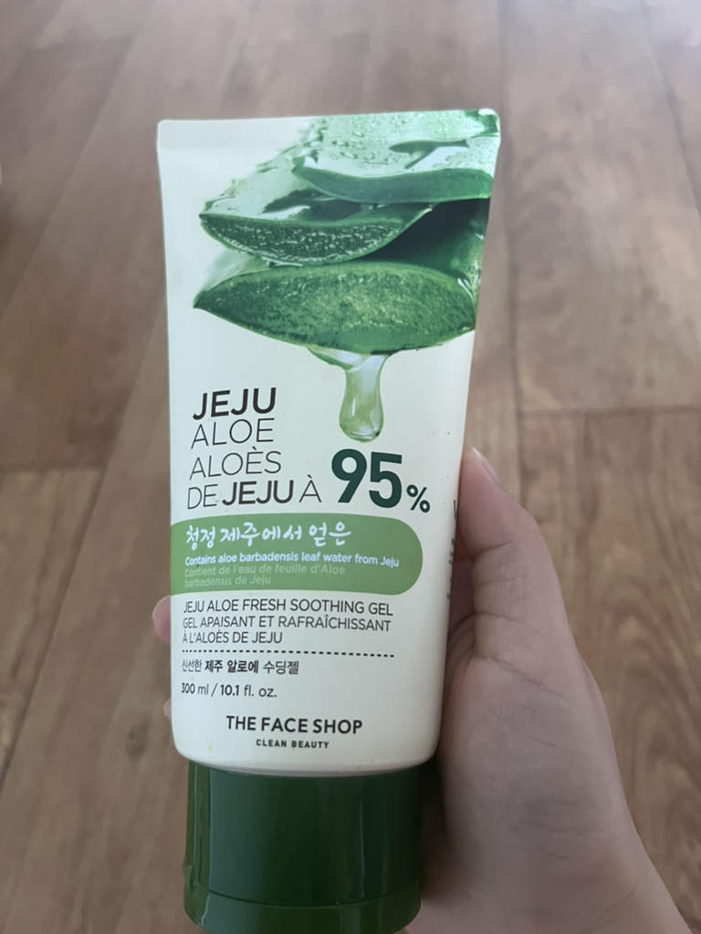 清新济州芦荟舒缓凝胶的真实用户使用照片