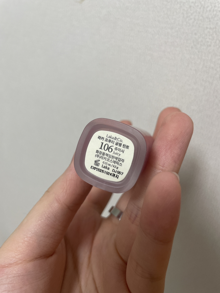 라카 (Laka) 프루티 글램 틴트 [#106 쥬이시] review image