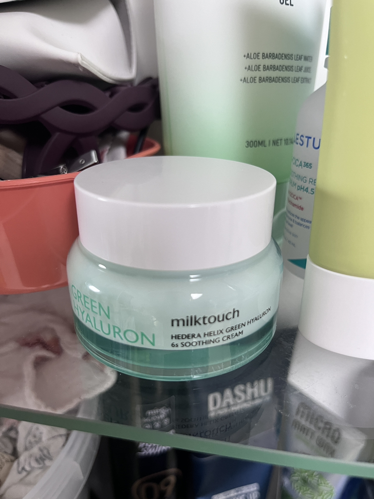 밀크터치 (MilkTouch) 서양송악 그린히알루론 6초 수분 크림 review image