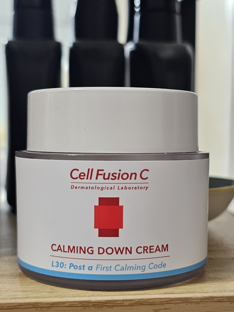Real user review photo of Calming Down Cream