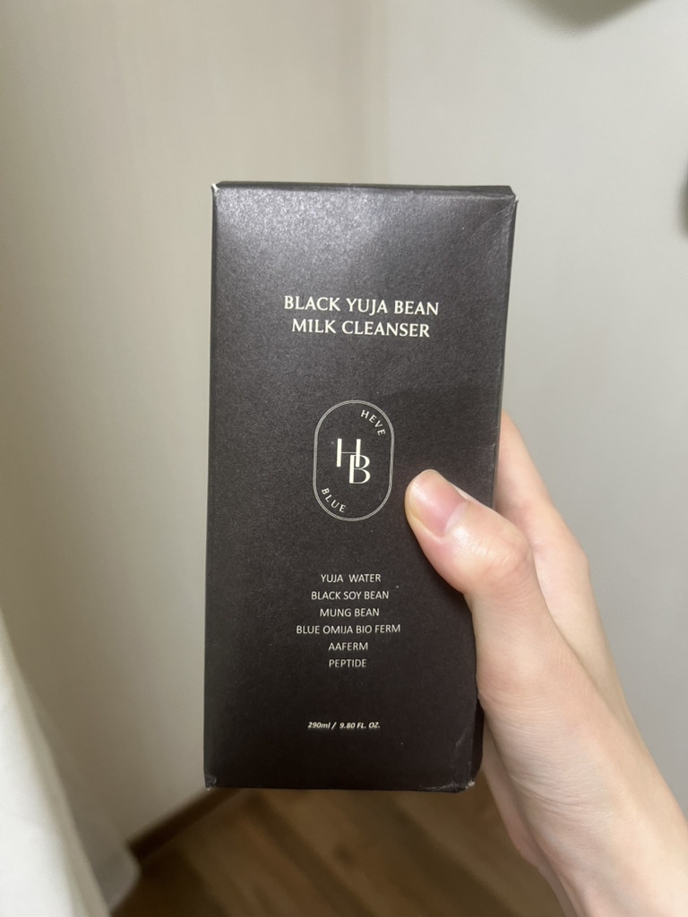 헤브블루 (HEVEBLUE) 블랙 유자 빈 밀크클렌져 review image