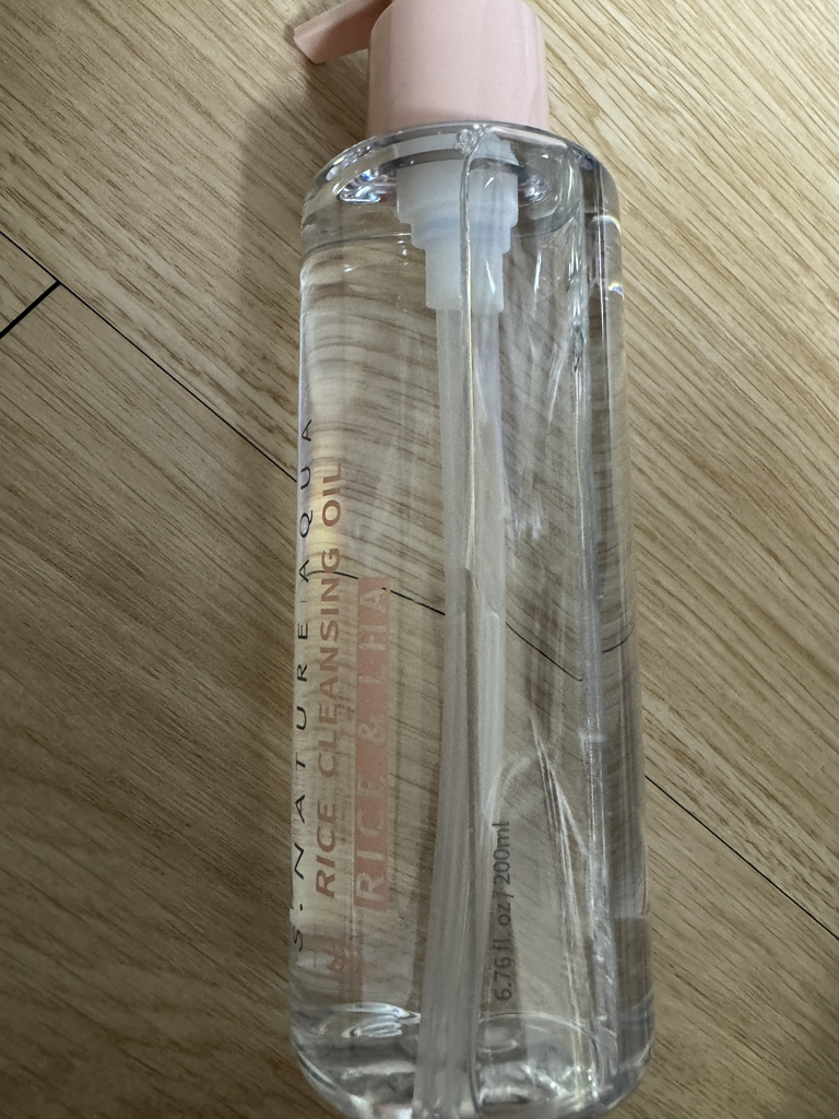 Real user review photo of AQUA RICE CLEANSING OIL
