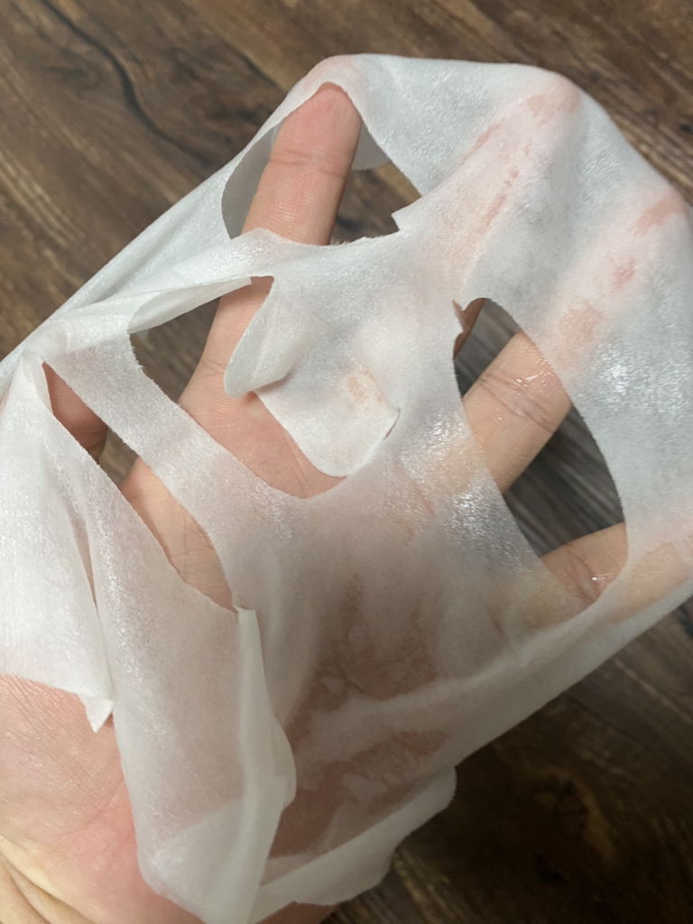 Real user review photo of Essential Mask [Rose PDRN Healthy Glow]