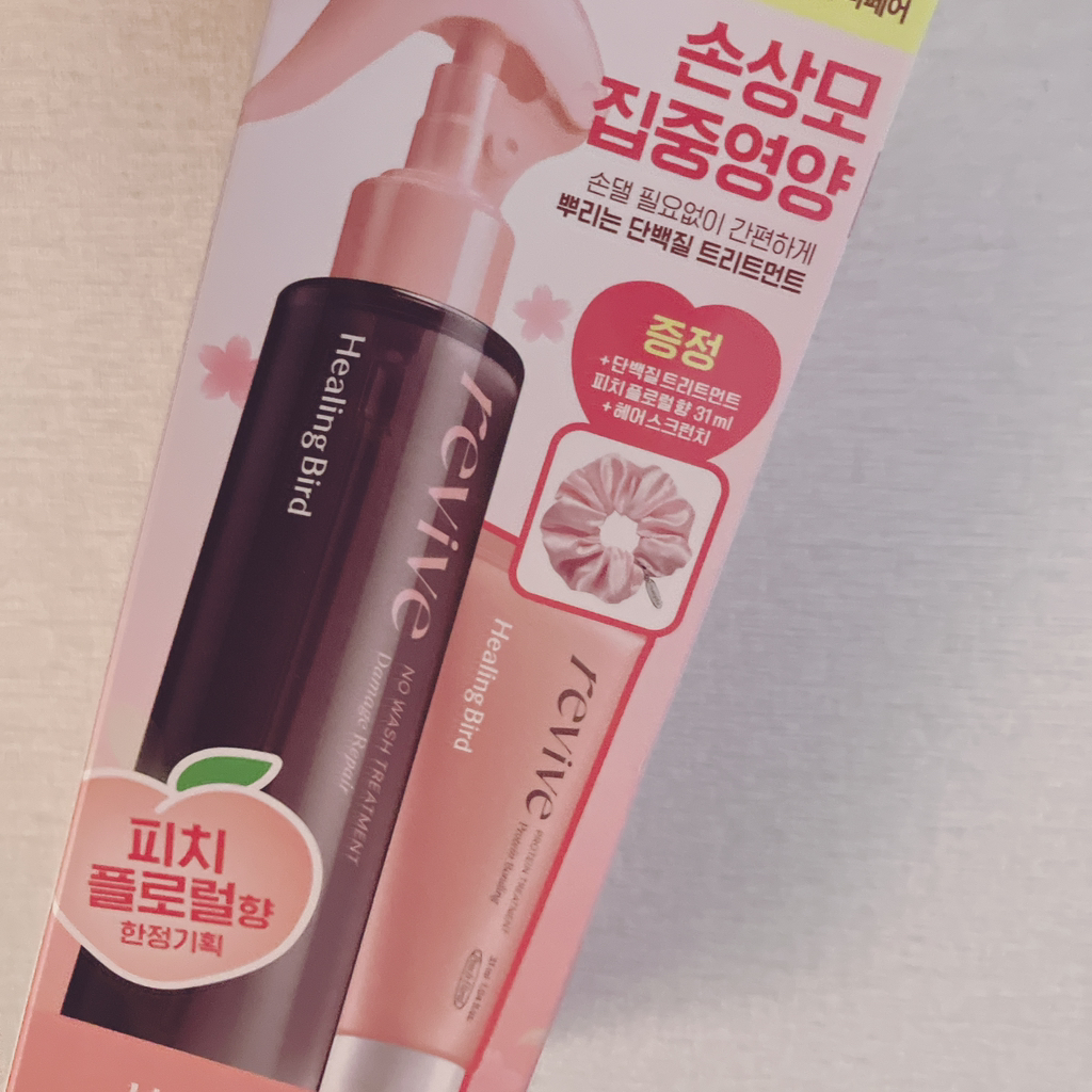 힐링버드 (HealingBird) 피치에디션 리바이브 노워시 트리트먼트 [데미지리페어] review image