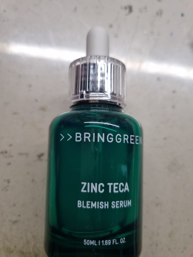 Real user review photo of ZINC TECA BLEMISH SERUM