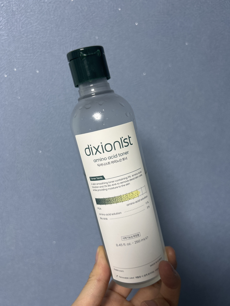 Real user review photo of amino acid toner