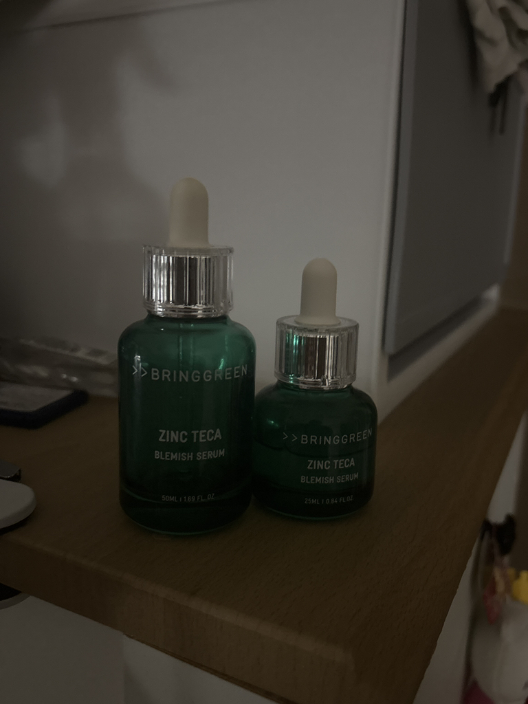 Real user review photo of ZINC TECA BLEMISH SERUM