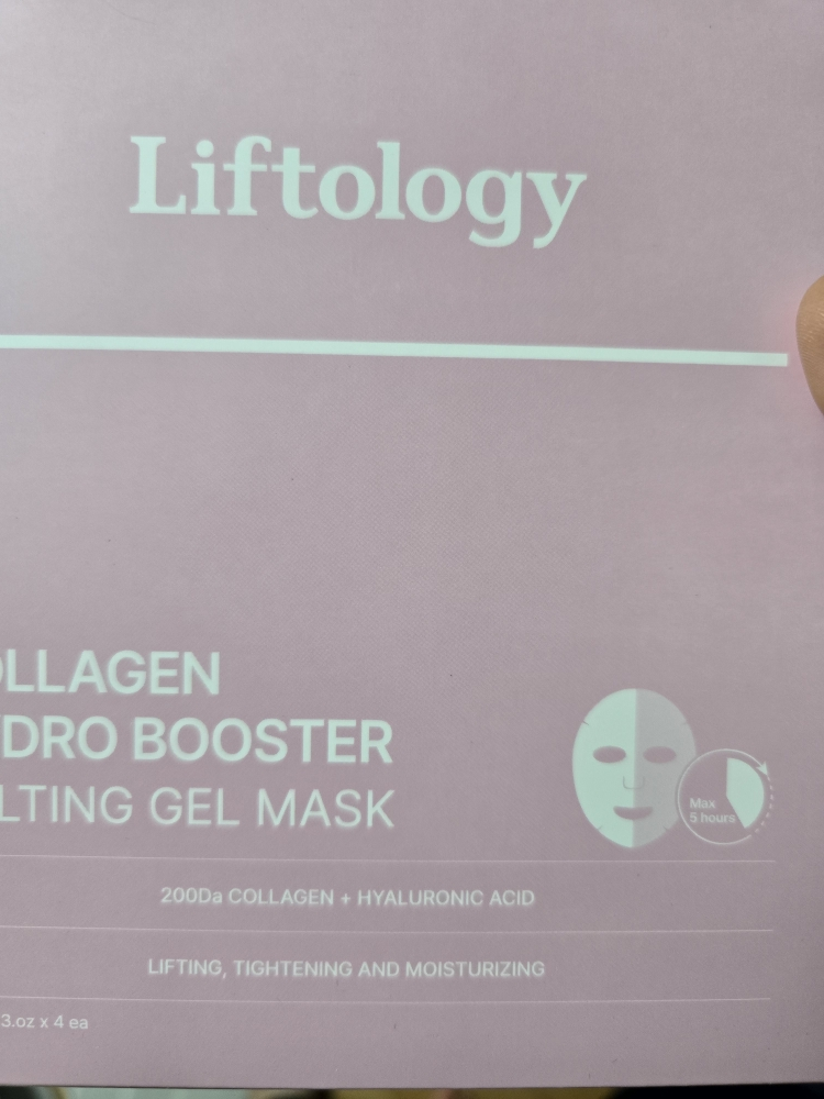 리프톨로지 (Liftology) 콜라겐 하이드로 부스터 멜팅 겔 마스크 review image