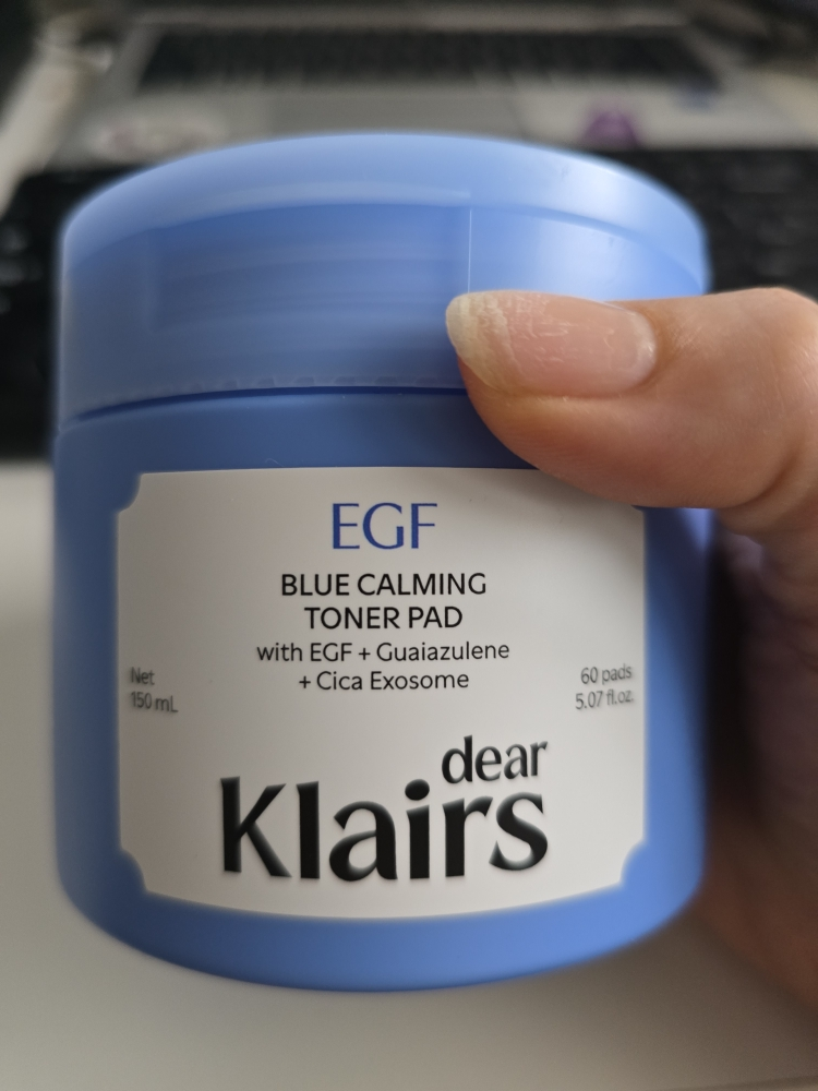 디어클레어스 (dearKlairs) EGF 블루 진정 토너 패드 review image