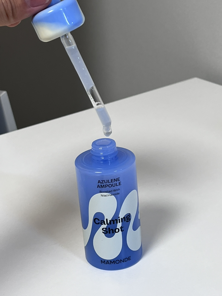 Real user review photo of Calming Shot Azulene Ampoule