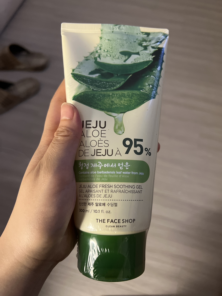 清新济州芦荟舒缓凝胶的真实用户使用照片