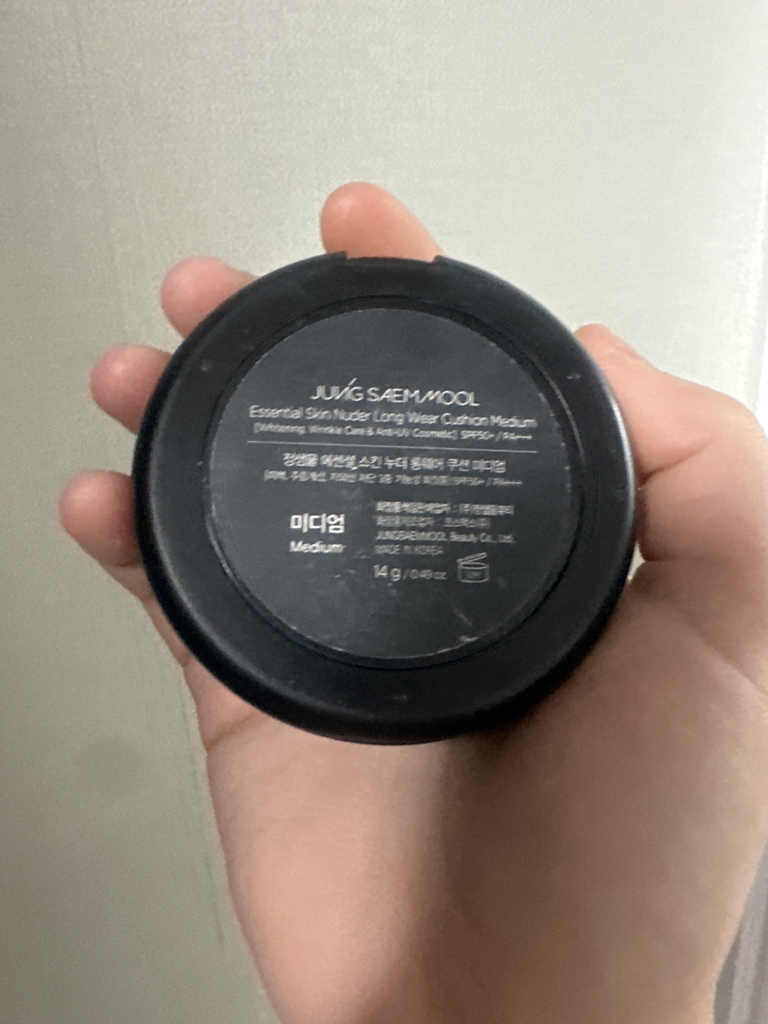정샘물뷰티 (JUNGSAEMMOOL) 에센셜 스킨 누더 롱웨어 쿠션 [SPF50+/PA+++] [미디엄] review image