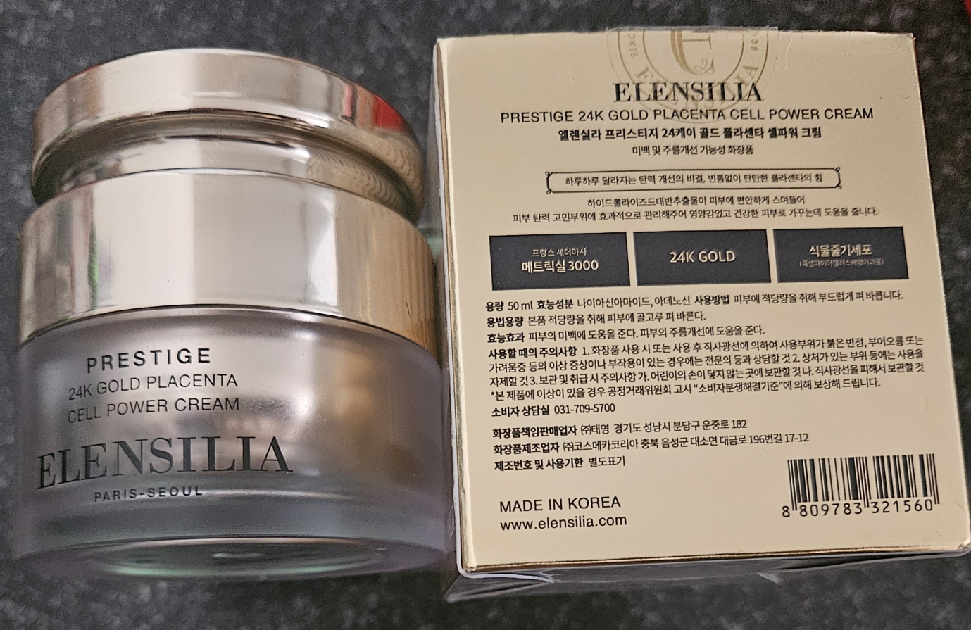 엘렌실라 (ELENSILIA) 프리스티지 24K 골드 태반 셀파워 크림 review image